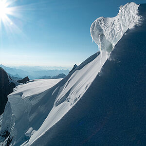 Bergweh, Schweiz, Berner Alpen, Finsteraarhorn, Eishochtour, Gletscher, 4000er
